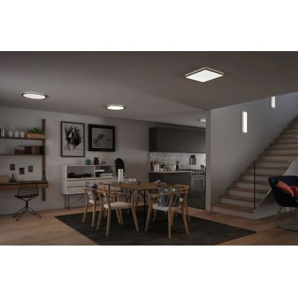 Paulmann 71009 - LED/22W Dimmbares Panel ATRIA 230V 4000K 42x42 cm Mattchrom