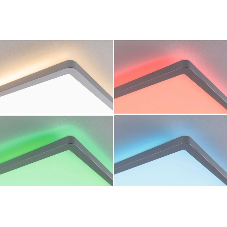 Paulmann 71020 - LED/20W Dimmbares RGBW-Panel ATRIA 230V 4000K 20x58 cm + Fernbedienung