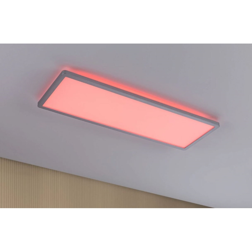 Paulmann 71020 - LED/20W Dimmbares RGBW-Panel ATRIA 230V 4000K 20x58 cm + Fernbedienung