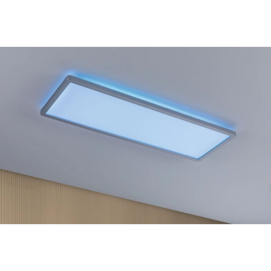 Paulmann 71020 - LED/20W Dimmbares RGBW-Panel ATRIA 230V 4000K 20x58 cm + Fernbedienung