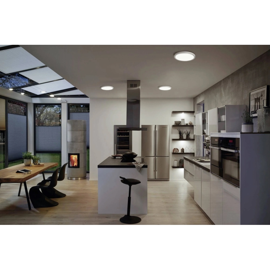 Paulmann 71023 - LED/22W Deckenleuchte ABIA 230V chrom matt