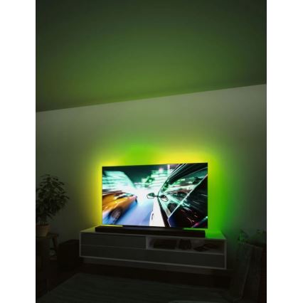 Paulmann 78880 - LED/3,5W RGB Dimmbarer Streifen für TV 2m ZOLL 5V + Fernbedienung