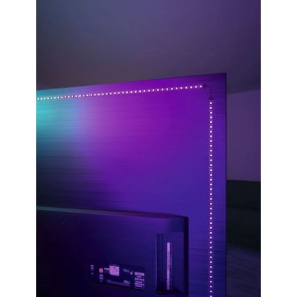 Paulmann 78880 - LED/3,5W RGB Dimmbarer Streifen für TV 2m ZOLL 5V + Fernbedienung