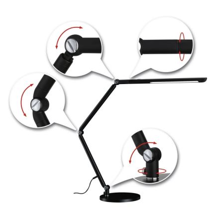 Paulmann 78912 - LED/10,6W Dimmbarer Tischleuchte FLEXBAR 230V 3000/4000/6500K