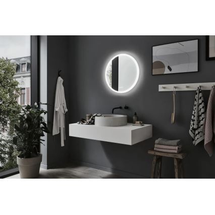 Paulmann 78952- LED/21W IP44 Dimmbarer Badezimmerspiegel mit Hintergrundbeleuchtung MIRA 230V