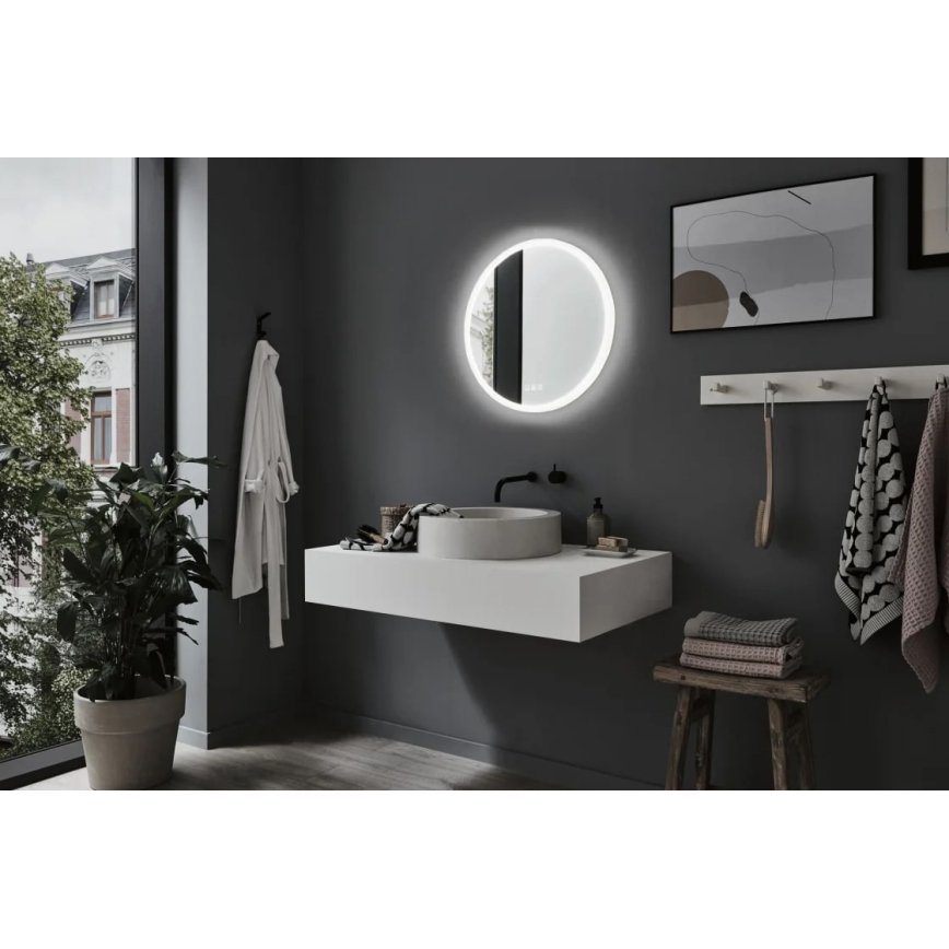 Paulmann 78952- LED/21W IP44 Dimmbarer Badezimmerspiegel mit Hintergrundbeleuchtung MIRA 230V