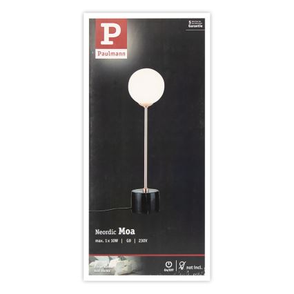 Paulmann 79662 - 1xG9/10W Tischlampe NEORDIC MOA 230V