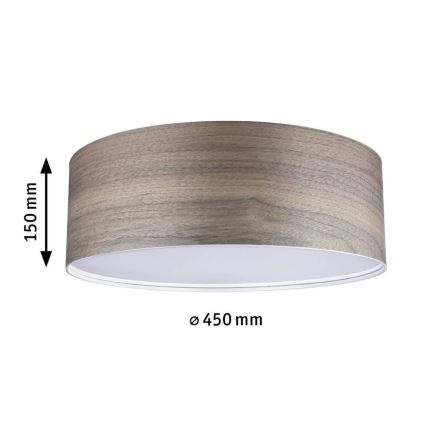 Paulmann 79687 - 3xE27/20W Deckenleuchte NEORDIC LISKA 230V Walnuss