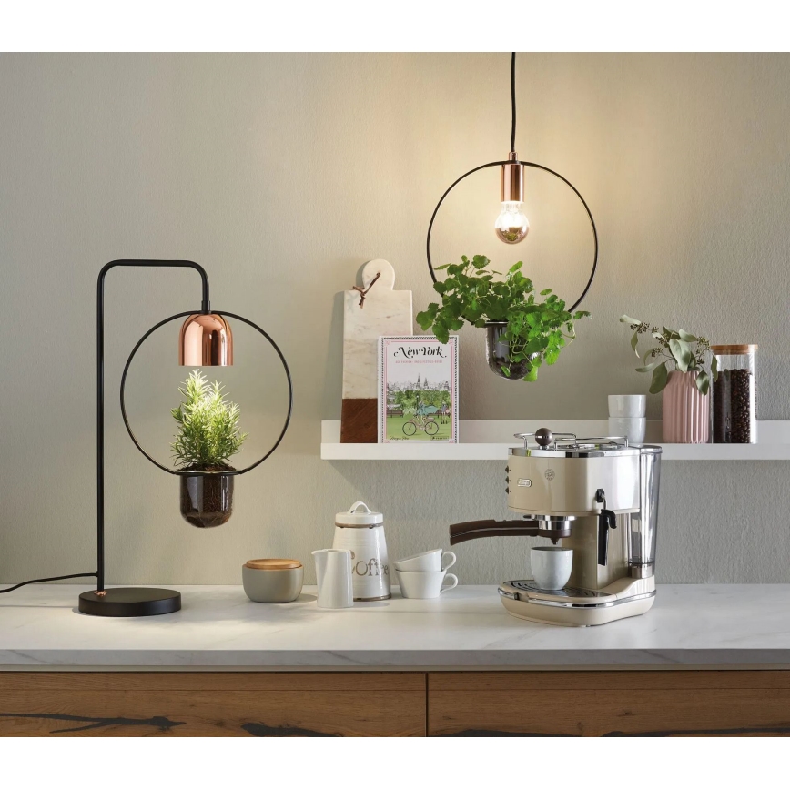 Paulmann 79746 - 1xGU10/20W Tischlampe FANJA 230V rauchfarben