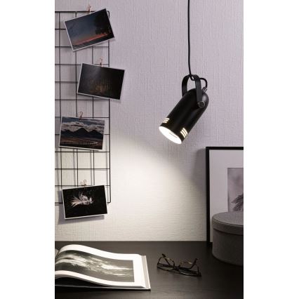 Paulmann 79766 - LED RGBW 1xE27/12W Pendelleuchte an Kabel LAVEA 230V schwarz