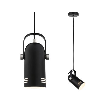 Paulmann 79766 - LED RGBW 1xE27/12W Pendelleuchte an Kabel LAVEA 230V schwarz