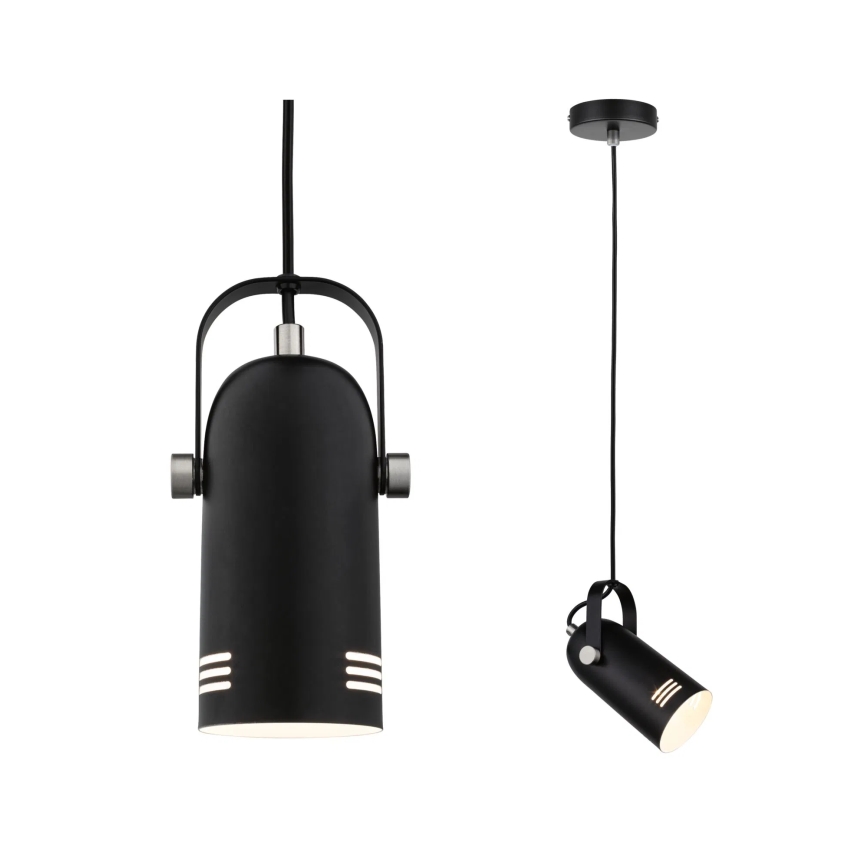 Paulmann 79766 - LED RGBW 1xE27/9W Pendelleuchte an Kabel LAVEA 230V schwarz