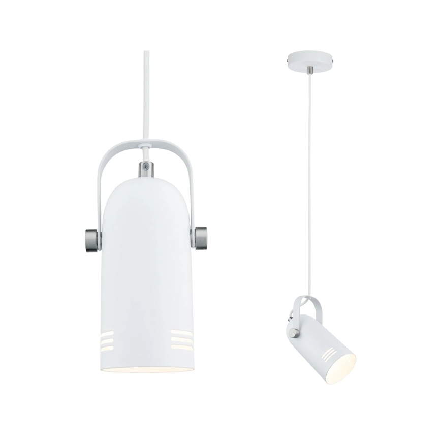 Paulmann 79767 - LED RGBW 1xE27/12W Pendelleuchte an Stahlseil LAVEA 230V weiß