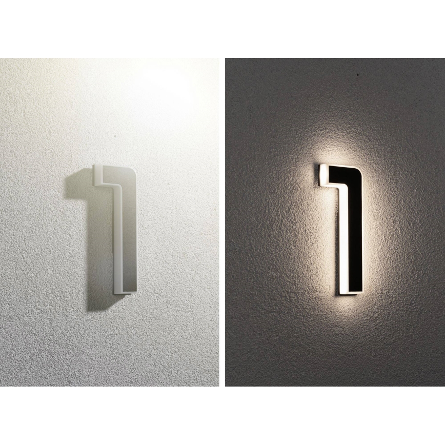 Paulmann 79842 - LED/0,2W IP44 Solar-Hausnummer 1,2V 1500 mAh