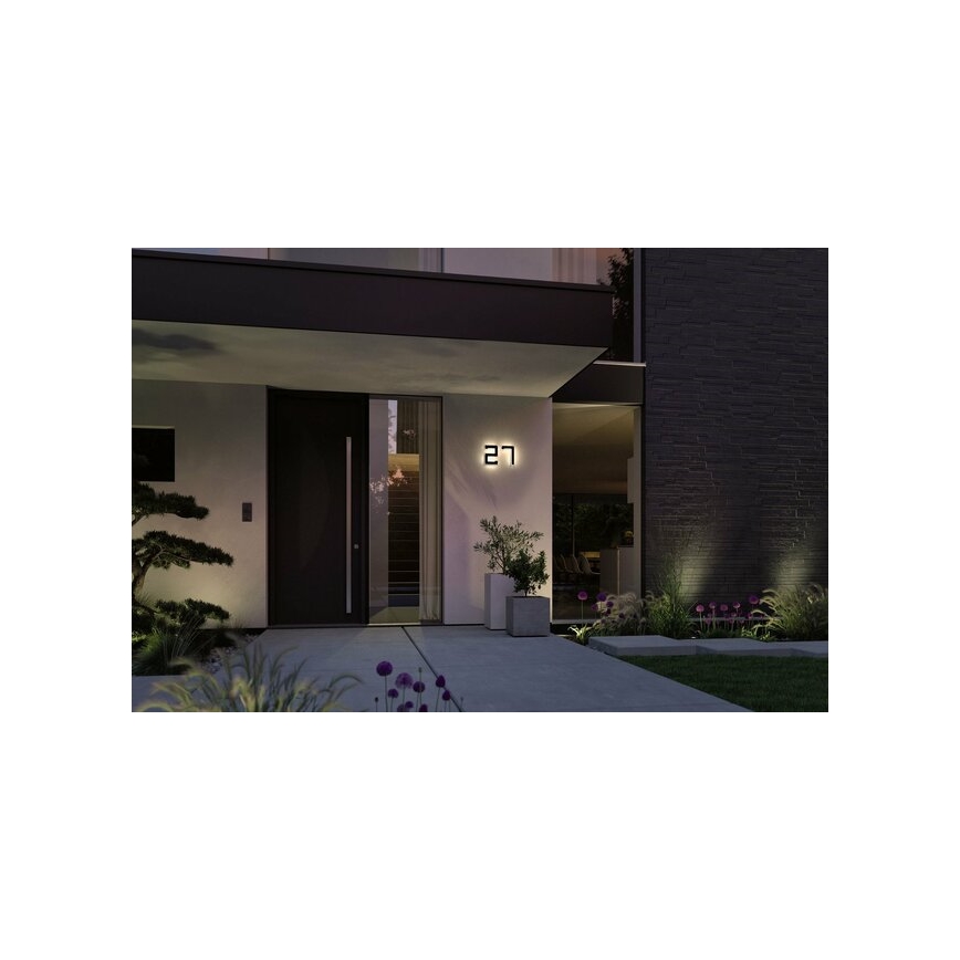 Paulmann 79842 - LED/0,2W IP44 Solar-Hausnummer 1,2V 1500 mAh