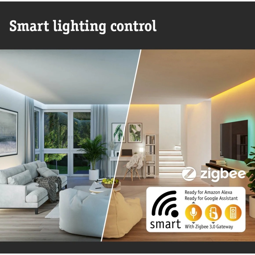 Paulmann 79897 - LED RGBW/22W Dimmbare Deckenleuchte SMART VELORA 230V