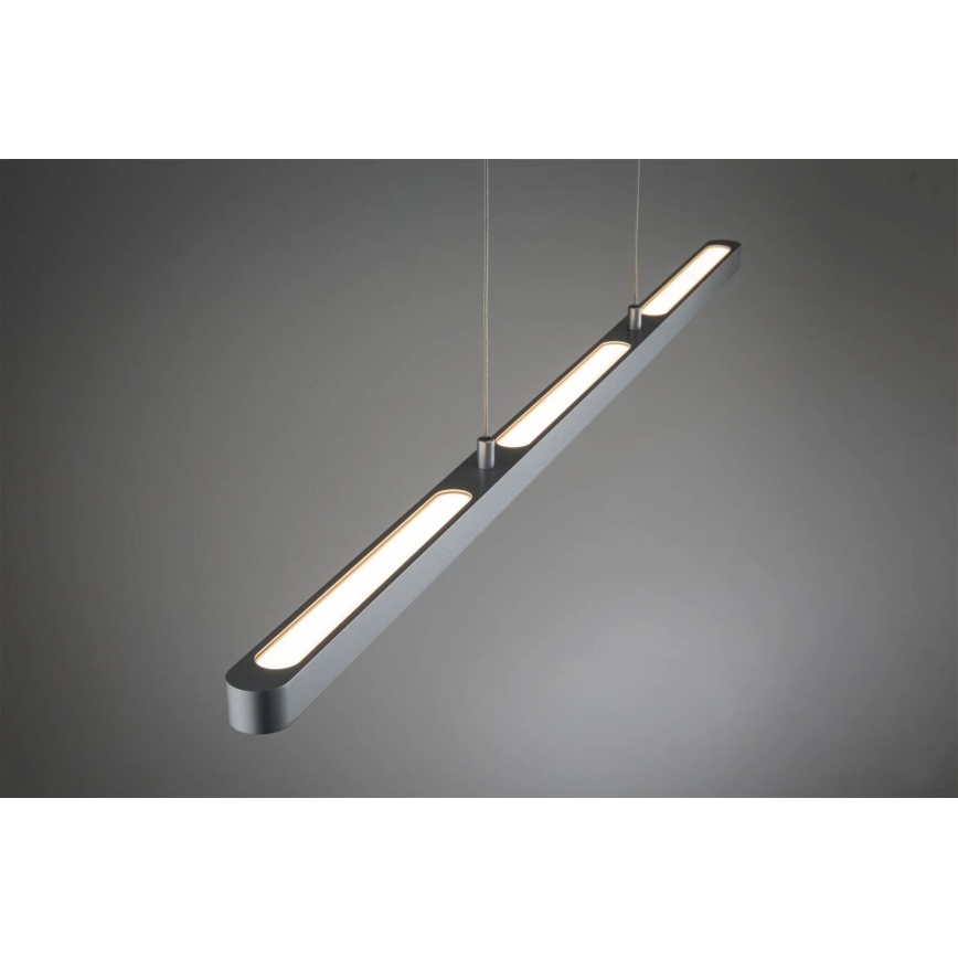 Paulmann 79900 – LED/42W Dimmbare Hängeleuchte an Schnur LENTO 230V mattes Chrom