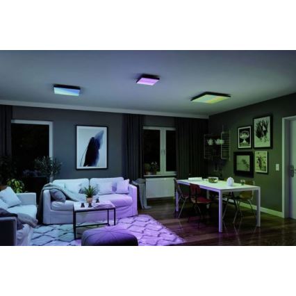Paulmann 79909 - LED/31W RGBW dimmbare Deckenleuchte VELORA 230V 3000-6500K + Fernbedienung