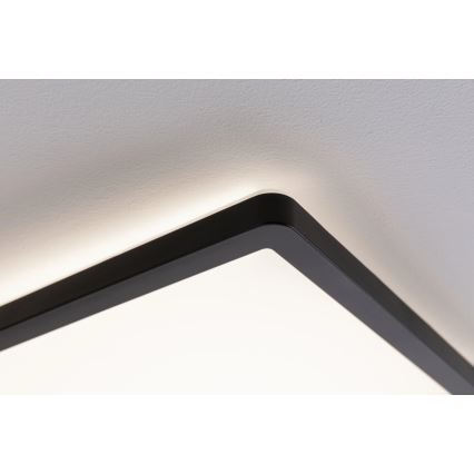 Paulmann 79921 - LED-Panel ATRIA, 16 W, dimmbar, 230 V, 3000 K, 29,3x29,3 cm, schwarz