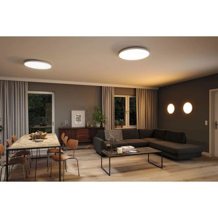 Paulmann 79929 - LED/22W RGBW dimmbare Deckenleuchte LORIA 230V Ø 40 cm weiß