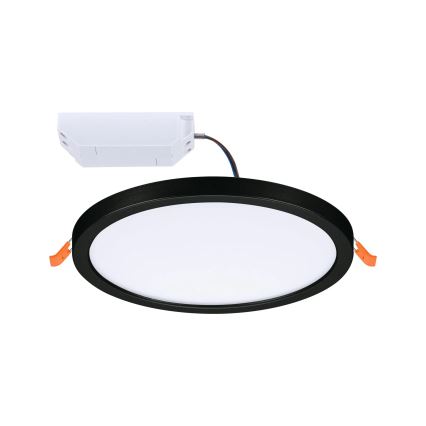 Paulmann 79965 - LED/13W IP44 Dimmbare Badezimmer-Deckeneinbauleuchte AREO 230V Ø 17,5 cm schwarz