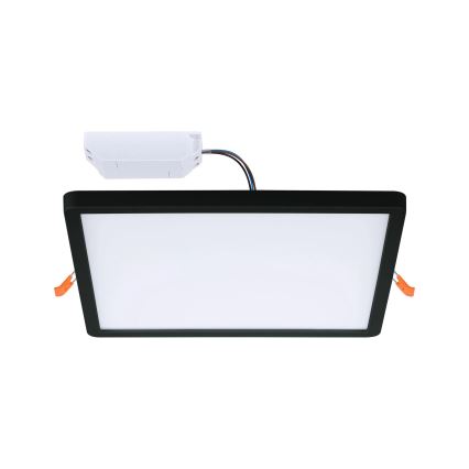 Paulmann 79967 - LED/16W IP44 Dimmbarer Badezimmer-Einbaustrahler AREO 230V 23x23 cm schwarz