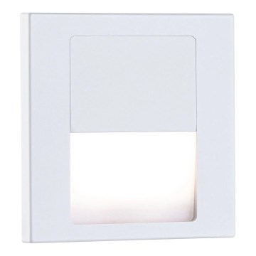 Paulmann 79999 - LED/1W Treppenleuchte TSARO 230V Follow/weiß