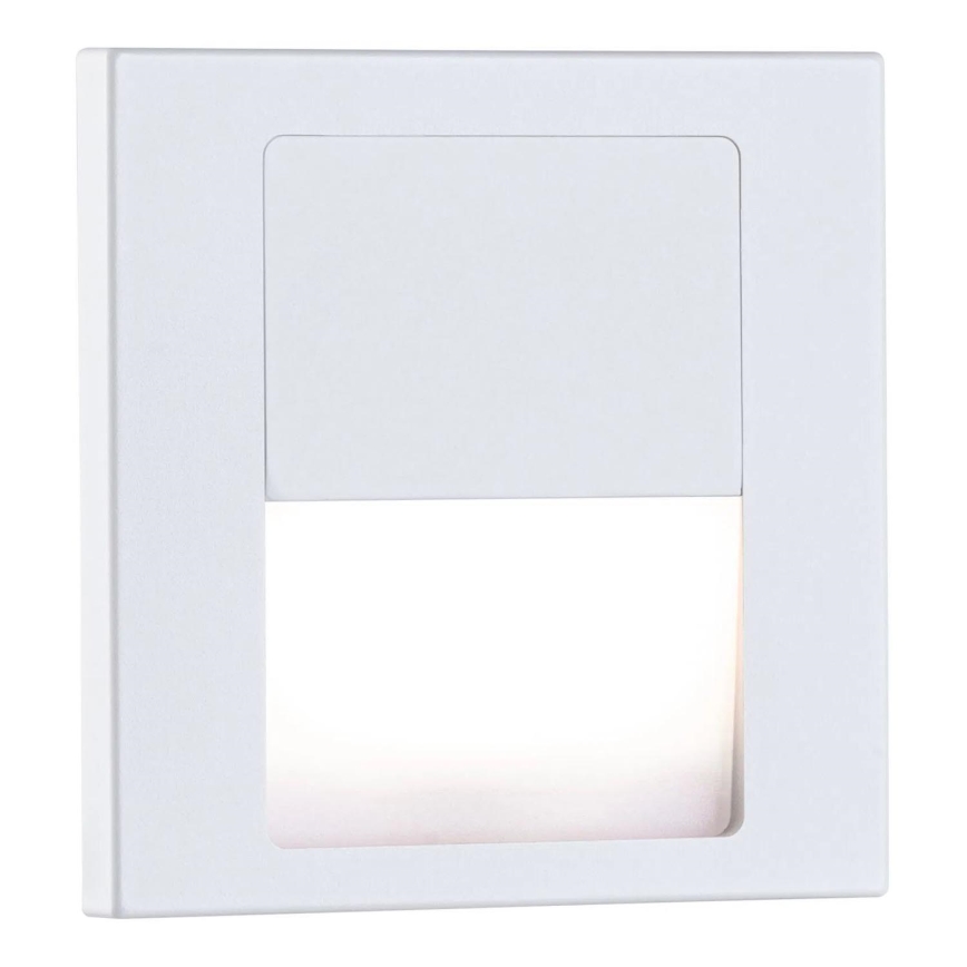 Paulmann 79999 - LED/1W Treppenleuchte TSARO 230V Follow/weiß