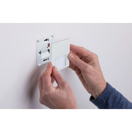 Paulmann 79999 - LED/1W Treppenleuchte TSARO 230V Follow/weiß