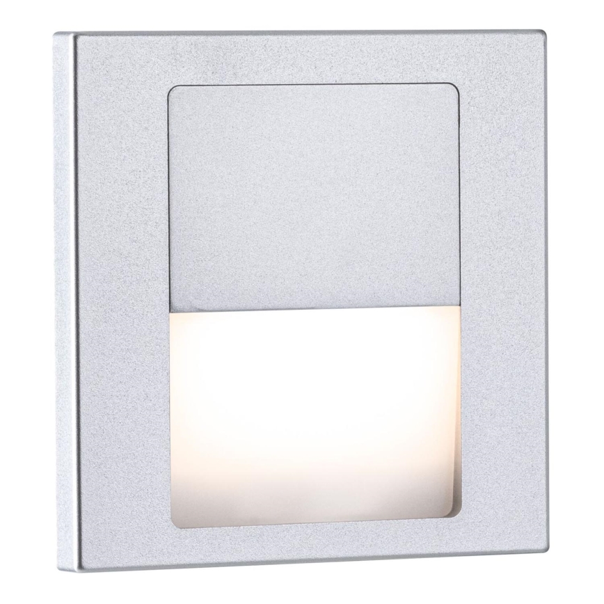 Paulmann 80000 - LED/1W Treppenleuchte TSARO 230V Follow/matt Chrom