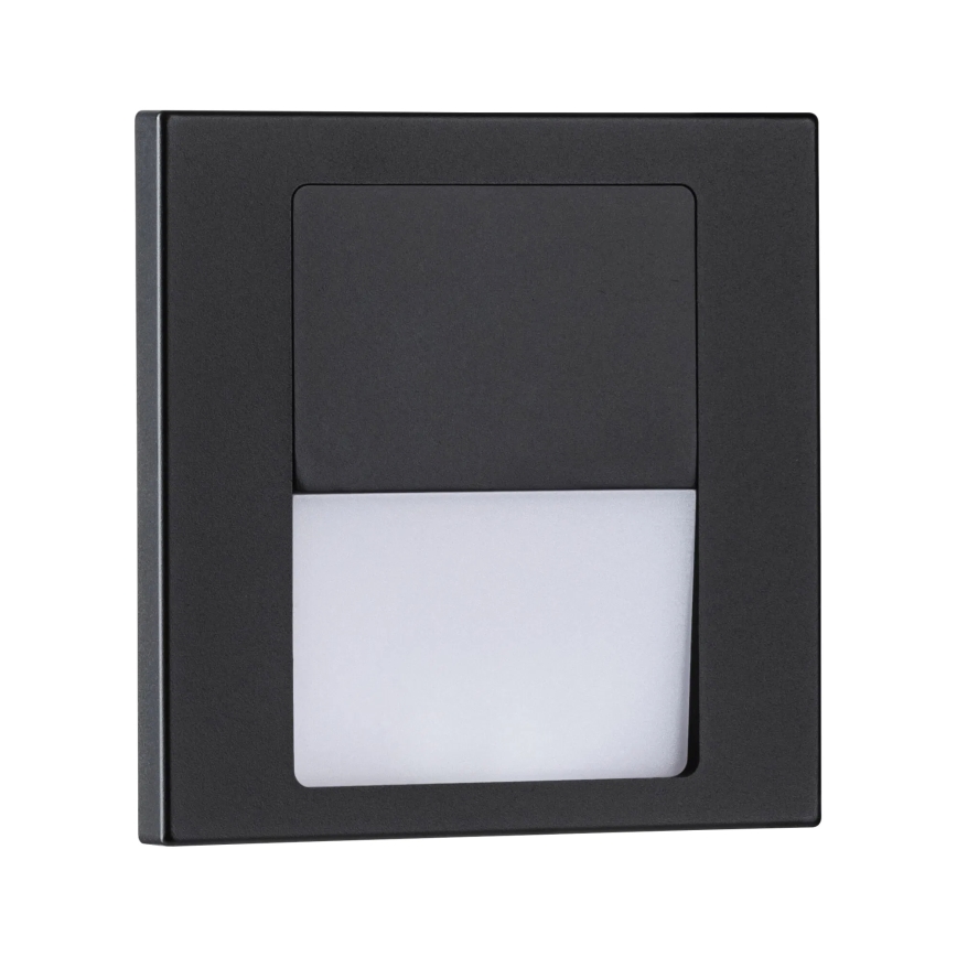 Paulmann 80001 - LED/1W Treppenleuchte TSARO 230V Follow/schwarz