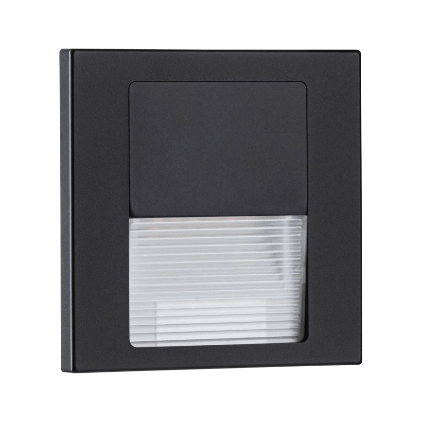 Paulmann 80001 - LED/1W Treppenleuchte TSARO 230V Follow/schwarz