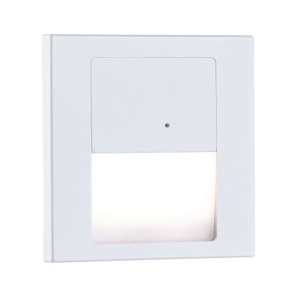 Paulmann 80002 - LED/1W Treppenleuchte mit Sensor TSARO 230V Lead/weiß