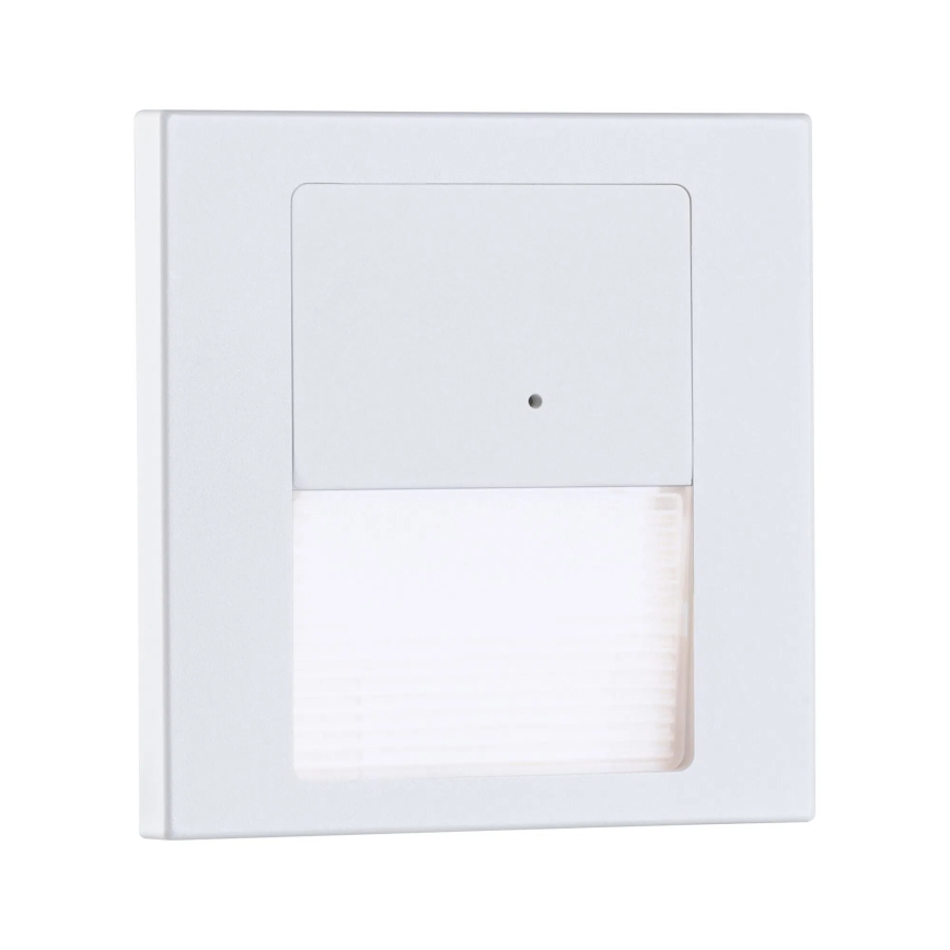 Paulmann 80002 - LED/1W Treppenleuchte mit Sensor TSARO 230V Lead/weiß