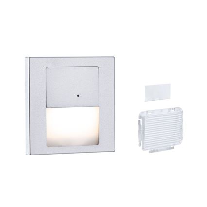 Paulmann 80003 - LED/1W Treppenlicht mit Sensor TSARO 230V Lead/matter Chrom