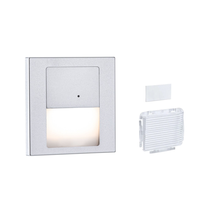 Paulmann 80003 - LED/1W Treppenlicht mit Sensor TSARO 230V Lead/matter Chrom
