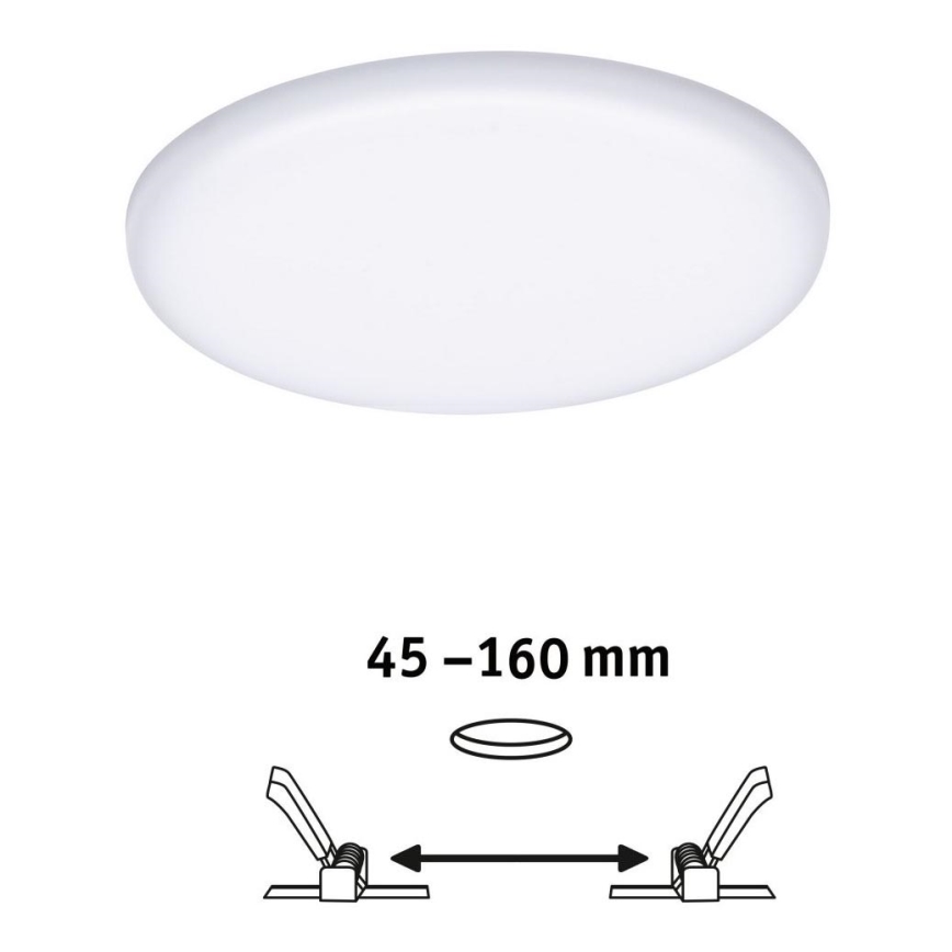 Paulmann 92389 - LED/17W IP44 Badezimmereinbauleuchte VARIFIT 230V