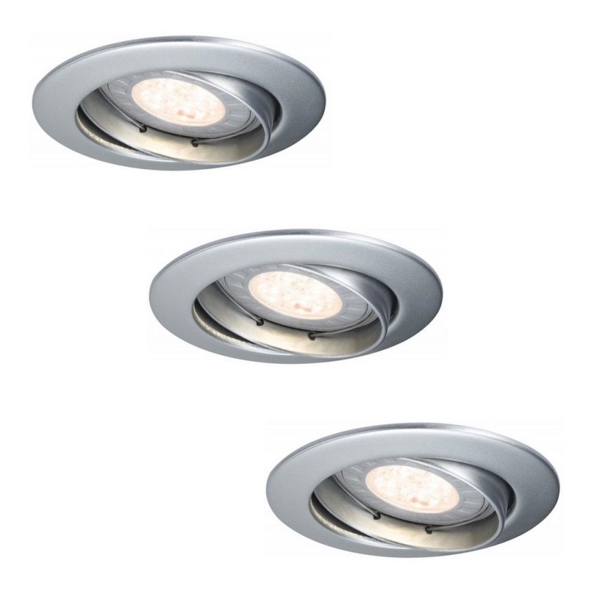 Paulmann 92516 - SET 3xLED-GU10/3,5W Badezimmer Einbauleuchte PREMIUM LINE 230V