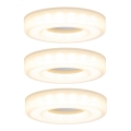Paulmann 92704 - SET 3xLED/5,5W Deckeneinbauleuchte BAGEL 230V