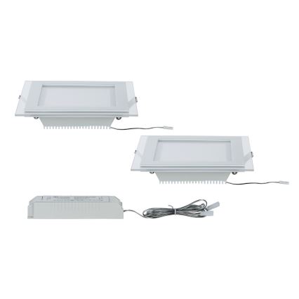 Paulmann 92706 - SET 2xLED Einbauleuchte DECODICE 2xLED/7,5W/230V
