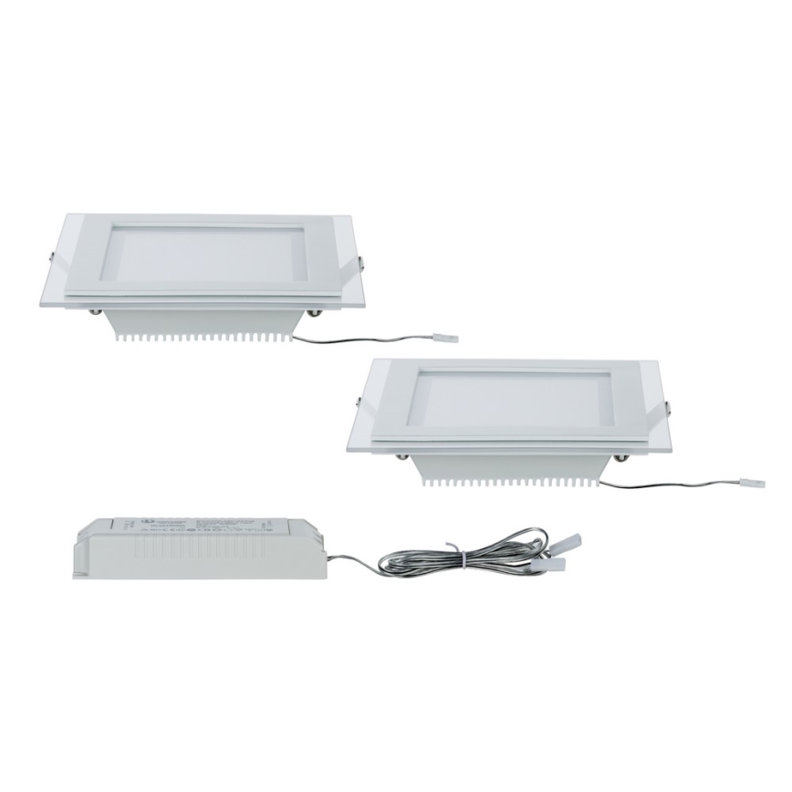 Paulmann 92706 - SET 2xLED Einbauleuchte DECODICE 2xLED/7,5W/230V