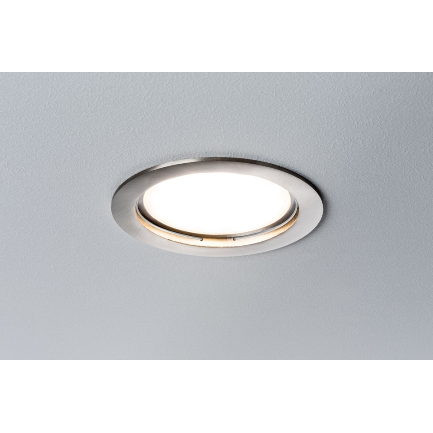 Paulmann 92782 - LED Dimmbare Badezimmer Einbauleuchte COIN LED/14W