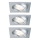 Paulmann 92799 - SET 3x LED/6,8W IP23 Badezimmer-Einbauleuchte COIN 230V
