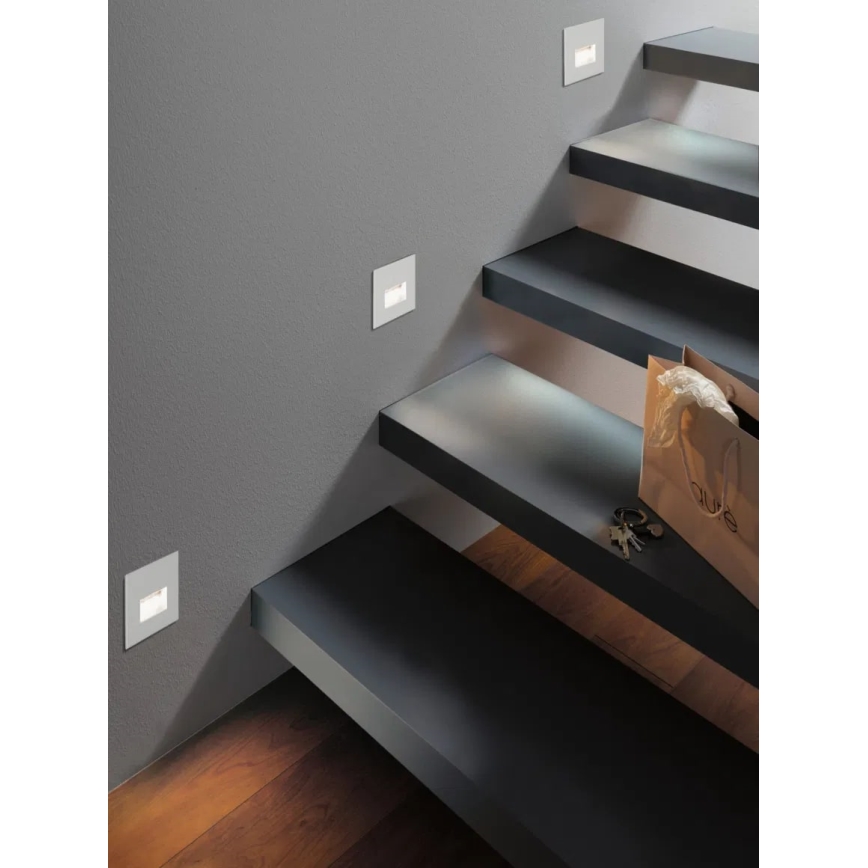 Paulmann 93093 - LED/1,2W Treppenleuchte EDGE 230V
