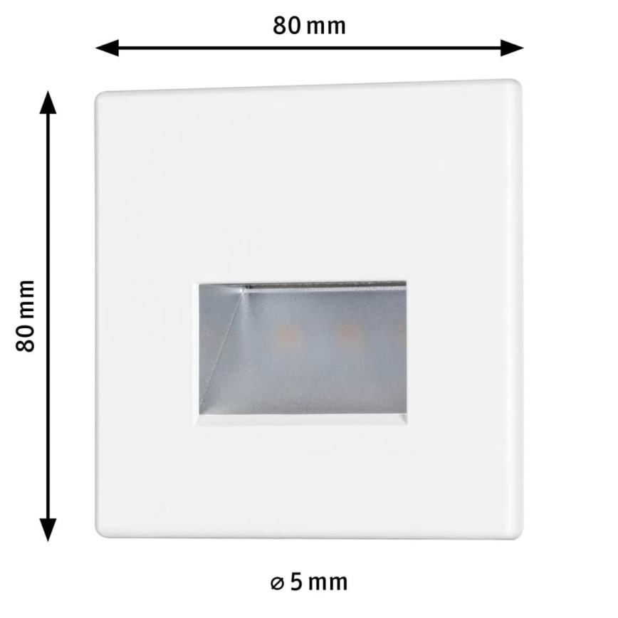 Paulmann 93093 - LED/1,2W Treppenleuchte EDGE 230V