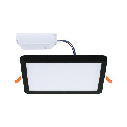 Paulmann 93101 - LED/13W IP44 Badezimmer-Einbauleuchte AREO 230V 2000/3000/4000K 17,5x17,5 cm schwarz
