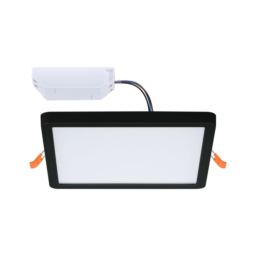 Paulmann 93101 - LED/13W IP44 Badezimmer-Einbauleuchte AREO 230V 2000/3000/4000K 17,5x17,5 cm schwarz