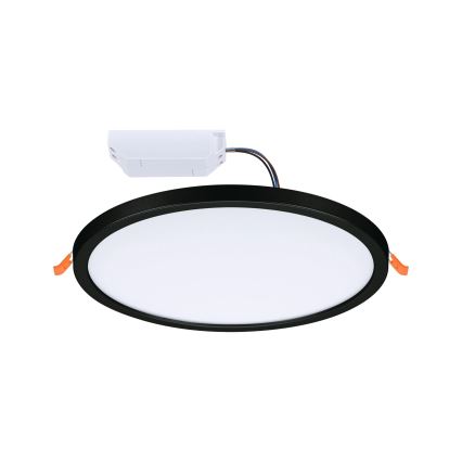 Paulmann 93102 - LED/16W IP44 Dimmbar Badezimmer-Einbauleuchte AREO 230V 2000/3000/4000K Ø 23 cm schwarz