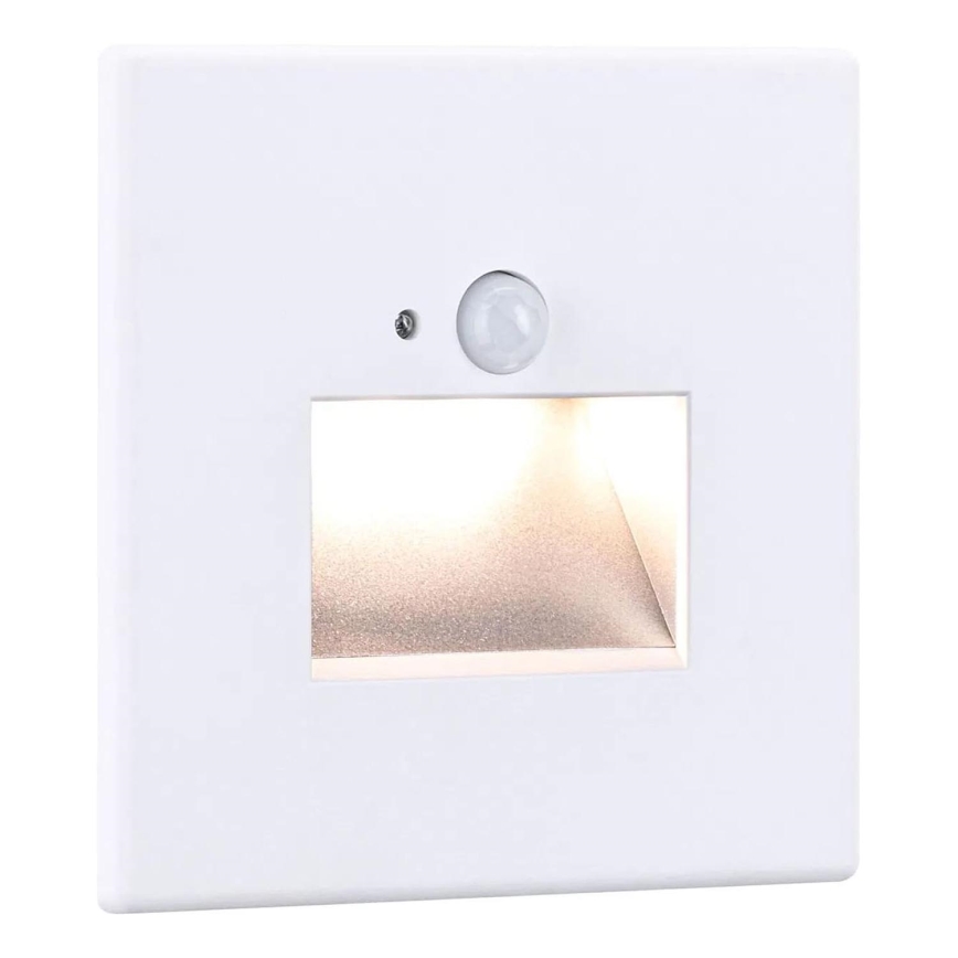 Paulmann 93133 - LED/1,2W Treppenleuchte mit Sensor EDGE 230V weiß