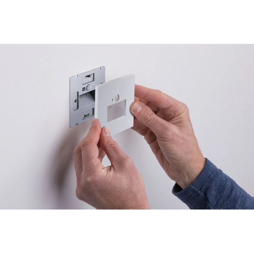Paulmann 93133 - LED/1,2W Treppenleuchte mit Sensor EDGE 230V weiß